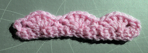 Puntilla N°62 en tejido a crochet