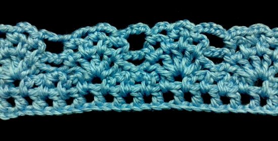 Puntilla N°18 en tejido a crochet