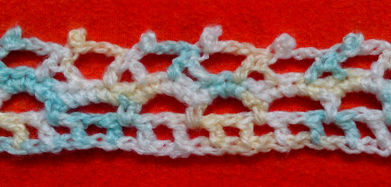 Puntilla N°21 en tejido a crochet