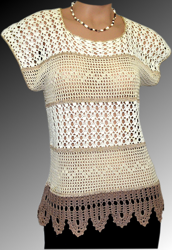 Foto del tejido a crochet de Carmen Rosa Torres
